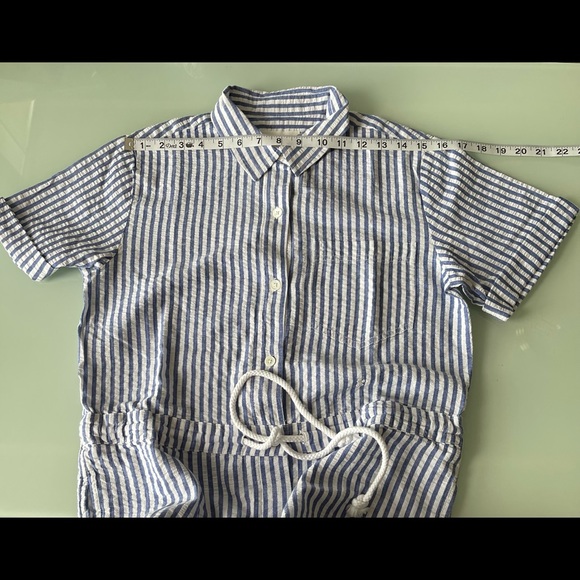 Alex Mill Benny Jumpsuit In Seersucker - Picture 9 of 9